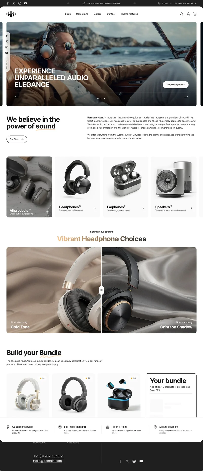 Aperçu du thème Shopify Concept