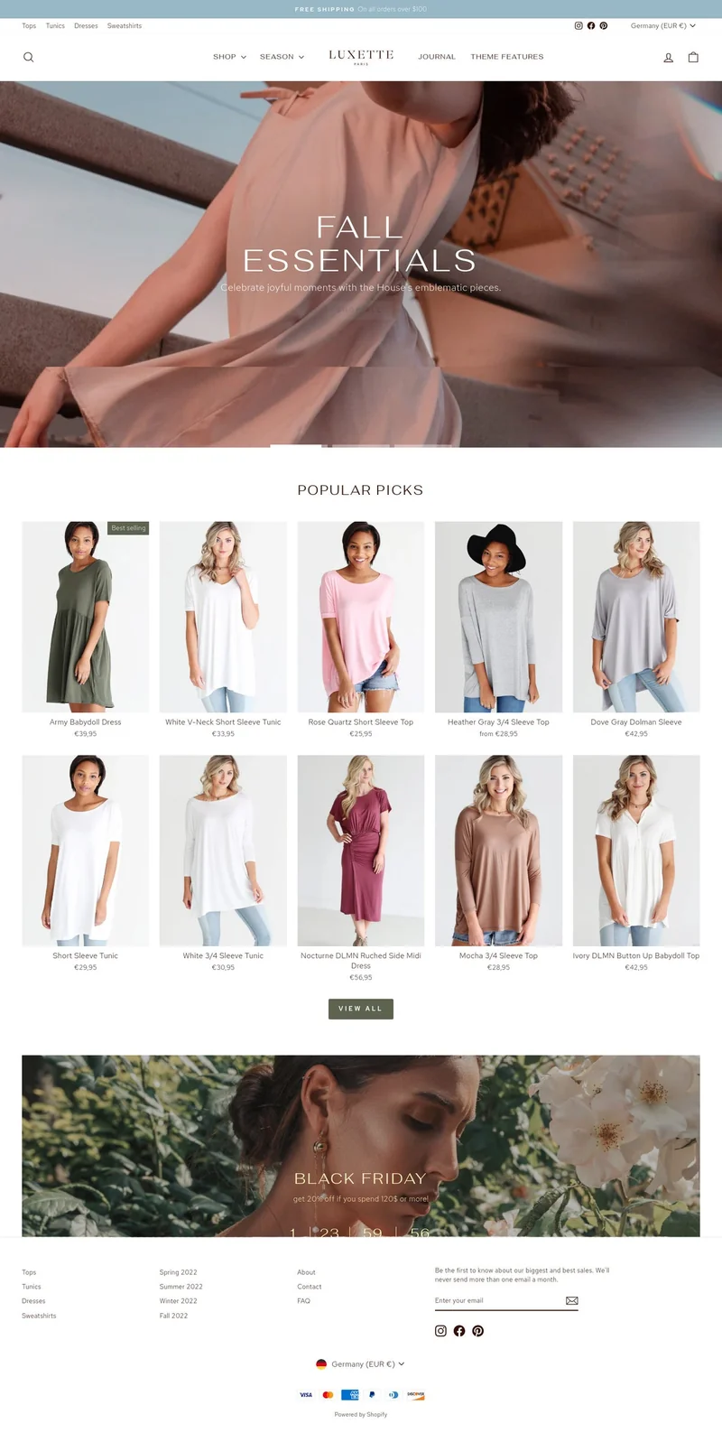 Aperçu du thème Shopify Impulse