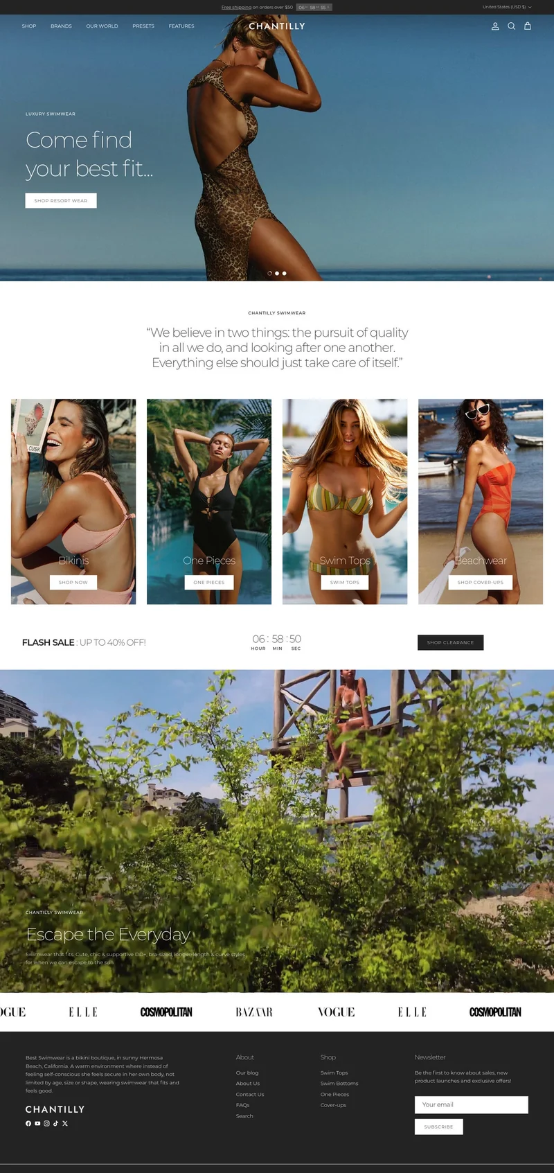 Aperçu du thème Shopify Symmetry